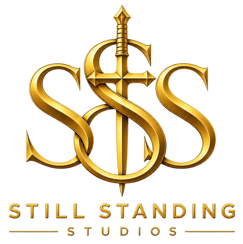 Still Standing Studios logo, barbershop in Bloomington IL